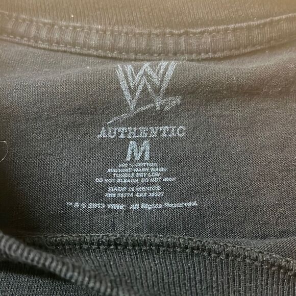 2013 WWE John Cena‎ Never Give Up Hustle T-Shirt Medium Black  Loyalty Respect - Picture 6 of 6